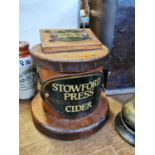 1960's Strongbow Press wooden counter pull