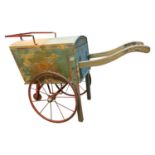 Early 20th. C. hand painted hand cart