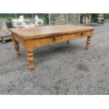 20th C. Pine table