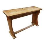 1950's oak school desk