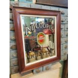Ind Coope Double Diamond in Bottle advertising mirror.