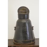 19th C. metal haystack milk can.