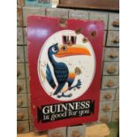 Guinness Is Good For You Toucan double sided enamel advertising sign