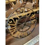 Circular Metal clock dial