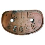 Cast iron C.I.E 26575 plate