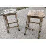 Pair of laboratory stools