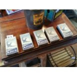 Five 1950's packets of Swift matches