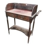 19th C. Mahogany washstand