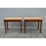 Two early 19th. C. pine tables