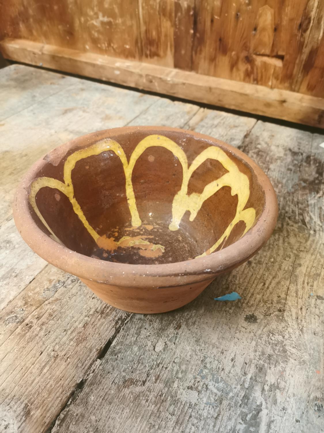 19th. C. Coalisland slipware milk crock