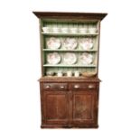 Late 19th C. pine Irish dresser