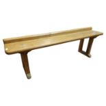 Early 20th. C. pine bench