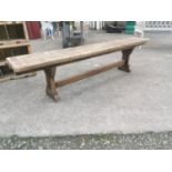 Pine bench