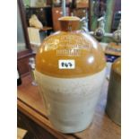 Stoneware Whiskey Flagon