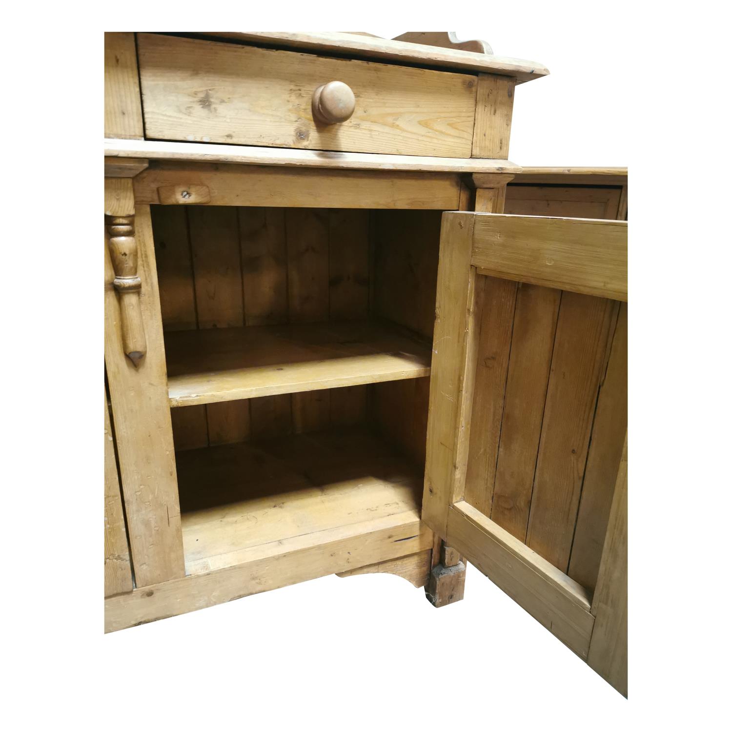 19th C. Irish Pine cabinet. - Image 3 of 3