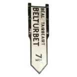 Belturbet bi-lingual alloy fingerpost sign