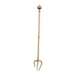 19th. C. wrought iron toasting fork
