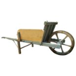 Painted pine wheel barrow