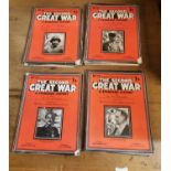 Collection of twenty five "The second great war, a standard history" magazines