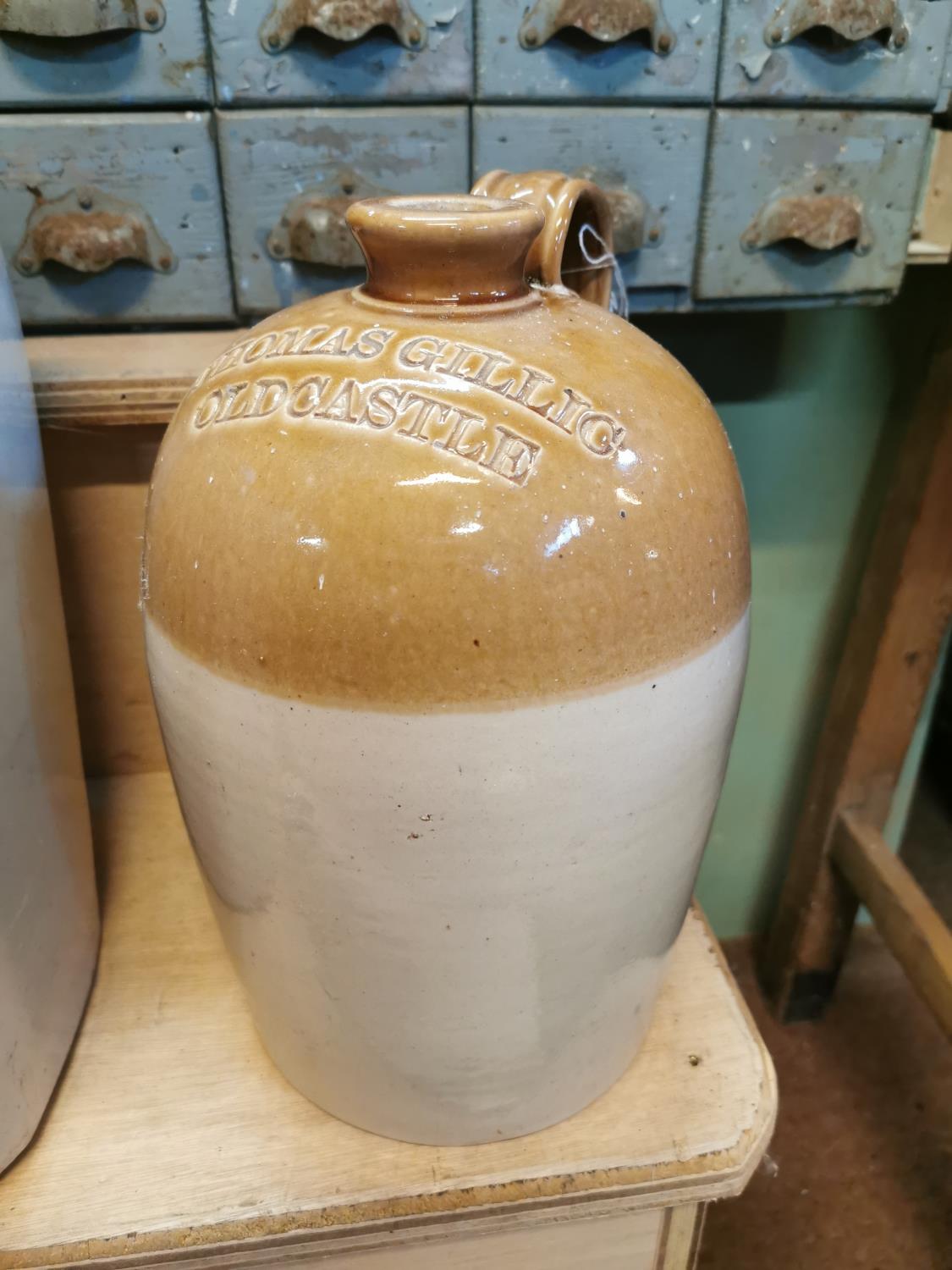 19th. C. stoneware flagon