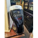 Draught Guinness Perspex light up counter