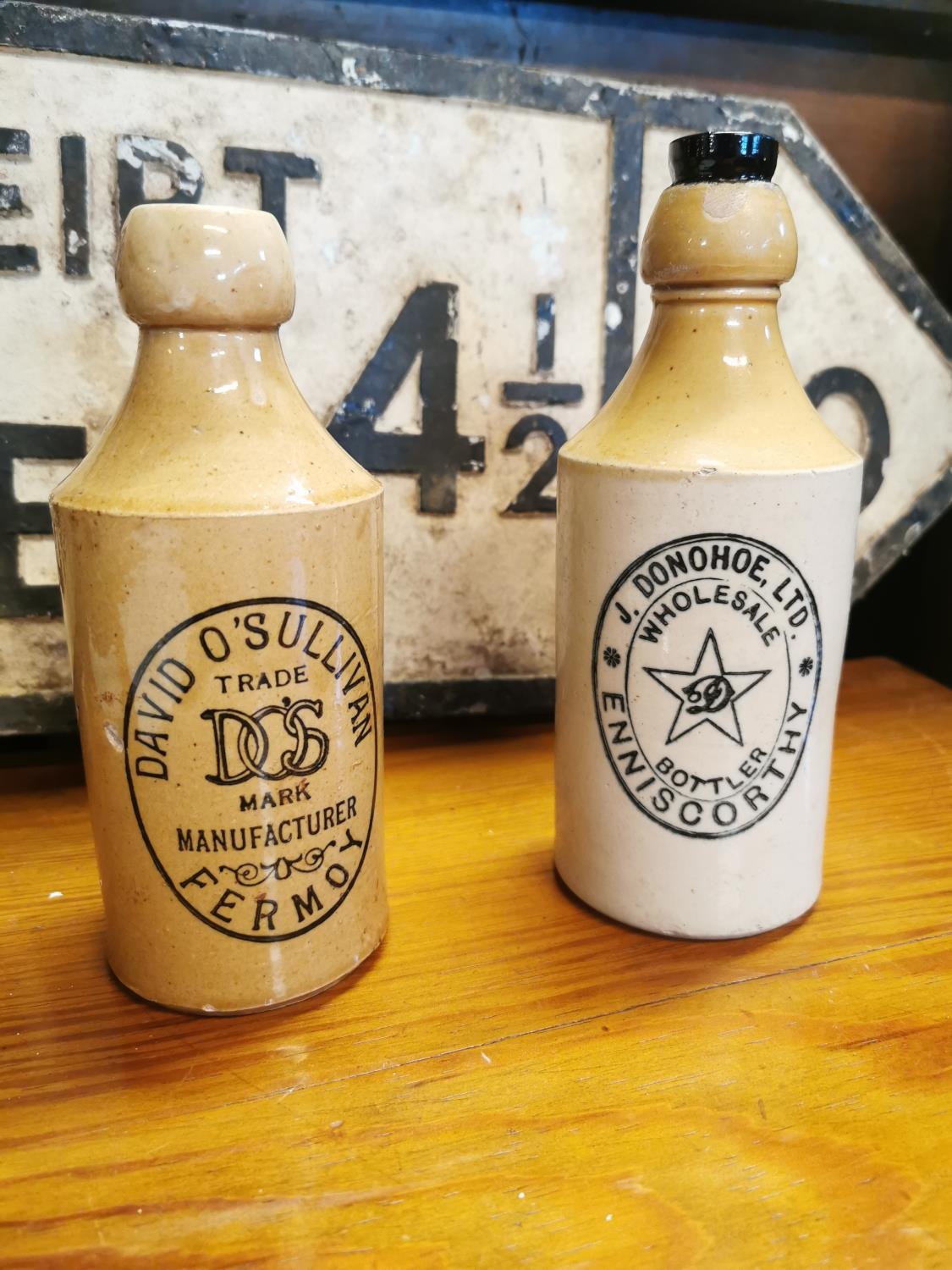 Two early 20th. C. ginger beer bottles