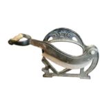 Early 20th. C. metal bread slicer