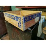 Early 20th. C. Sunlight Soap advertising box