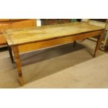 19th C. oak kitchen table