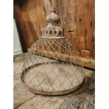 Wrought iron egg basket