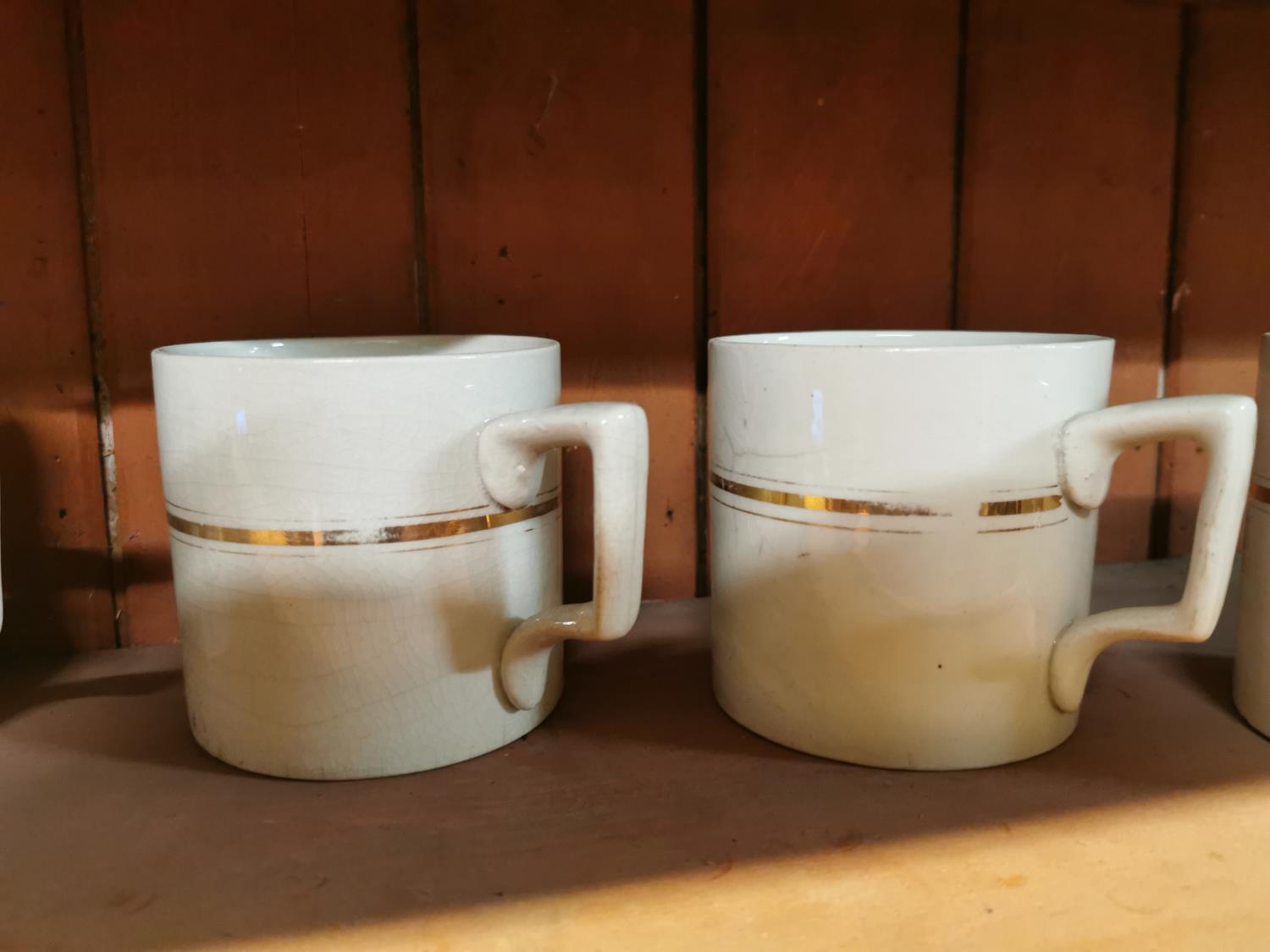 Seven late 19th. C. mugs - Bild 2 aus 2