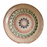 Decorative 19th C. Spongeware plate