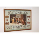 Mitchell's Old Irish Whisky advertising print.