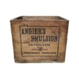 Early 20th C. pine advertising box