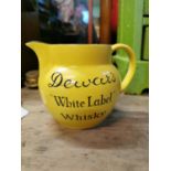 Dewar's White Label Whisky advertising water jug.
