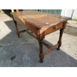 19th. C. pitch pine table