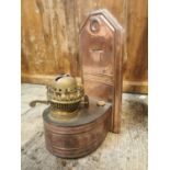 19th. C. copper wall light