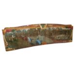 Rare early 20th C. hand painted fairground panel