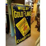 Original Wills Gold flake Enamel Sign