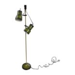 Retro green floor lamp