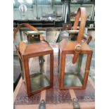 Pair of candle holders