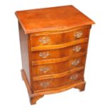 Neat mahogany chest of drawers