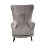 Upholstered Retro design armchair