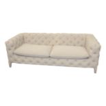 Good quality three seater Chesterfield sofa
