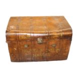 Early 20th. C. metal trunk