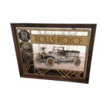 Rolls Royce advertising mirror