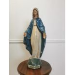 Plaster statue of Our Lady