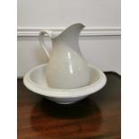 Melvinware jug and basin set.