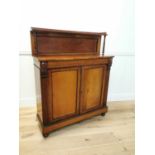 William IV mahogany side cabinet