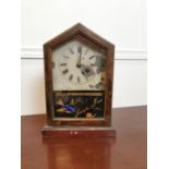 19th. C. steeple clock.